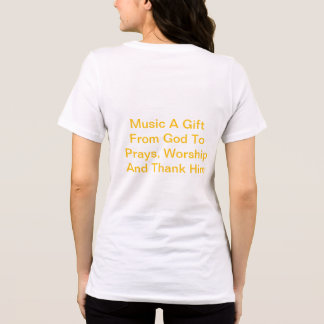 Musik Ein Geschenk von Gott Prays, Anbetung und da Tri-Blend Shirt