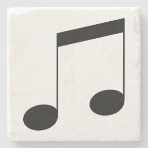 Musik Eine Schwarze Balkennote, Steinuntersetzer