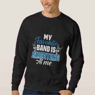 Musik-Fan-Konzert für Heavy-Metal-Hard-Rock Sweatshirt
