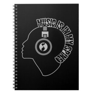 Musik-Farbnotebook Notizblock