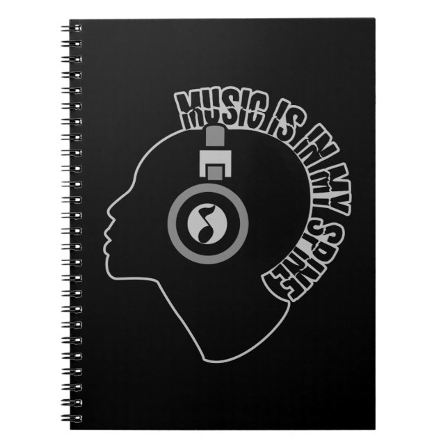 Musik-Farbnotebook Notizblock (Vorderseite)