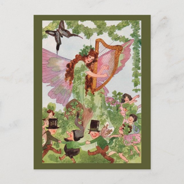 Musik-Fee Postkarte (Vorderseite)