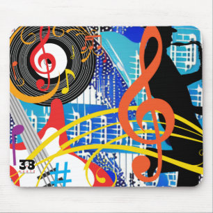 Musik feiern mousepad