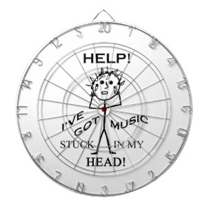 Musik fest in meinem Kopf Dartscheibe