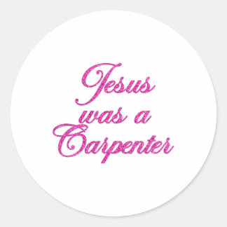 Musik Festival Outfit für Mädchen Frauen Jesus war Runder Aufkleber