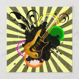 Musik-Fieber-Geburtstags-Party Einladung