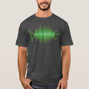 Musik Fisch Pulsfrequenz Tanz House Techno T-Shirt