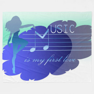 Musik Fleecedecke