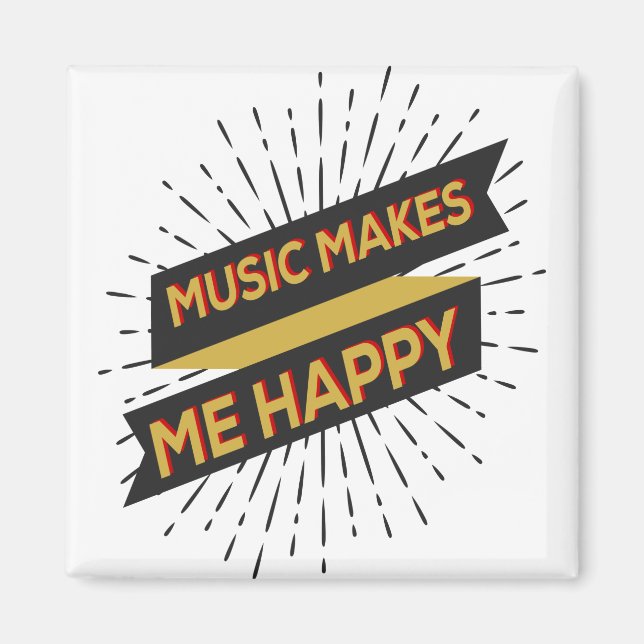Musik freut mich magnet (Vorne)