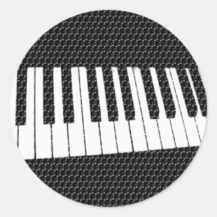 Musik für das Soul_ Runder Aufkleber