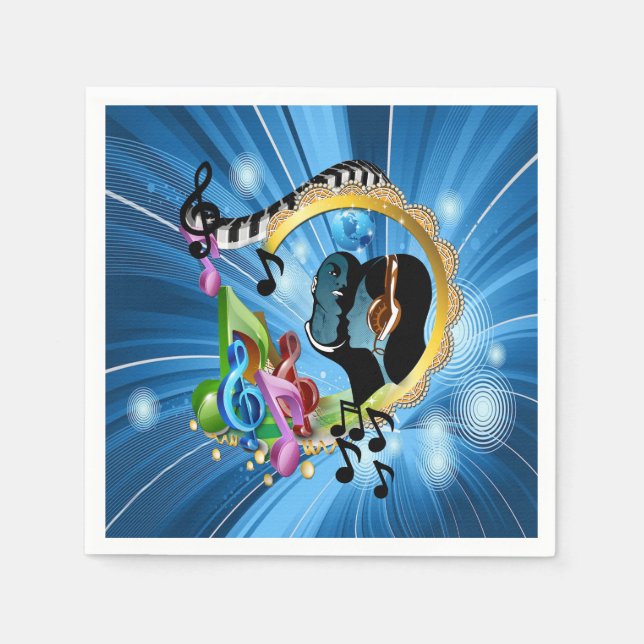 Musik für das Soul Serviette (Vorderseite)