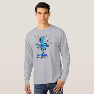 Musik Füttre mein Soul Langschläfer T-Shirt