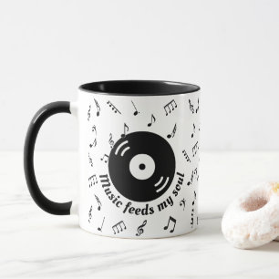 Musik Füttre mein Soul Vinyl Album 2 Tasse