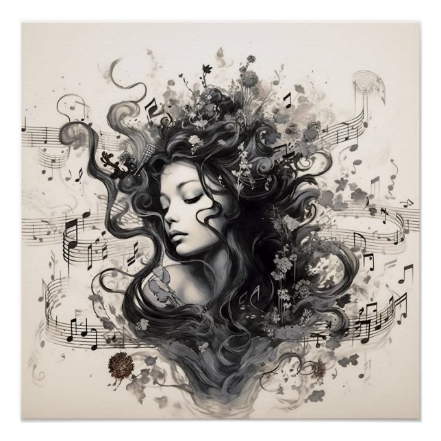 Musik Füttre mich Poster (Vorderseite)