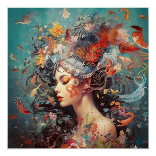 Musik Füttre mich Poster (Vorderseite)