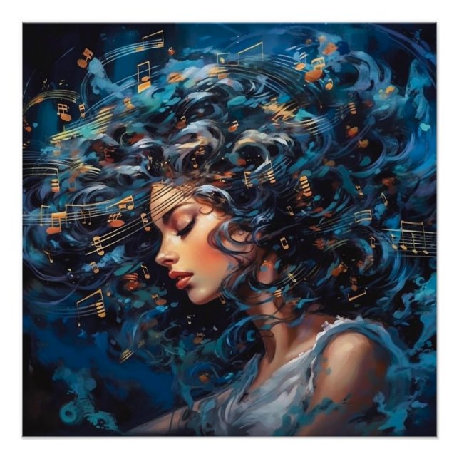 Musik Füttre mich Poster (Vorderseite)