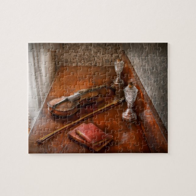 Musik - Geige - Eine solide Investition Puzzle (Horizontal)