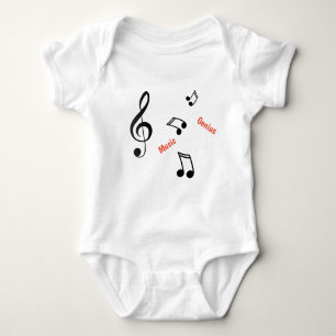 Musik-Genie-musikalische Baby Strampler