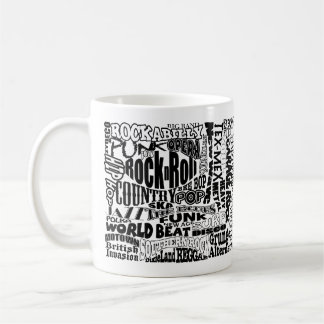 Musik-Genre-Kaffee-Tasse Tasse