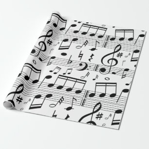 Musik Geschenkpapier