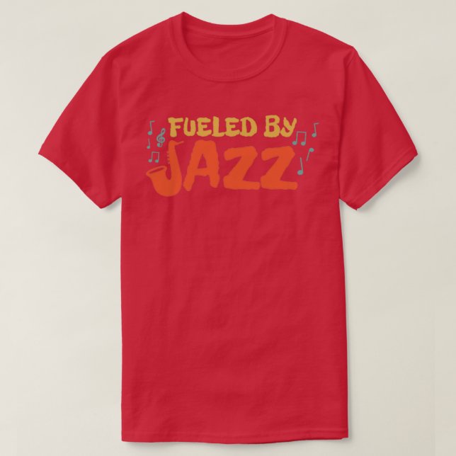 Musik gespielt von Jazz Musik Lover Funny Gift Ide T-Shirt (Design vorne)