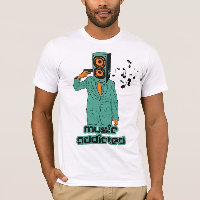 Musik gewöhnt T-Shirt (Vorderseite)