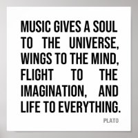 Musik gibt dem Universum ein Soul