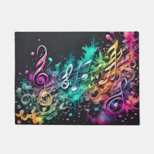 Musik Graffiti Fußmatte