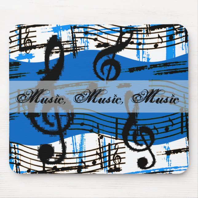 Musik-Graffiti Mousepad (Vorne)