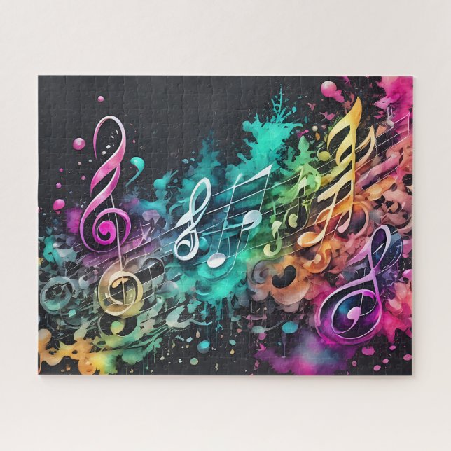 Musik Graffiti Puzzle (Horizontal)