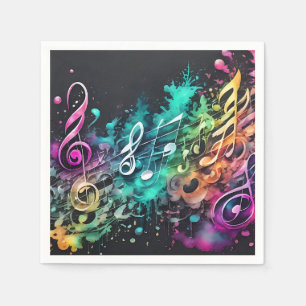 Musik Graffiti Serviette