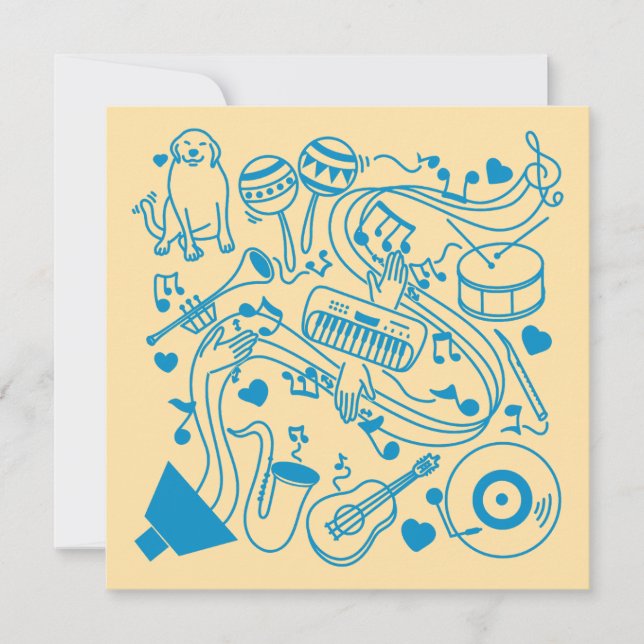 Musik-Hands - ASL-Design (Vorderseite)