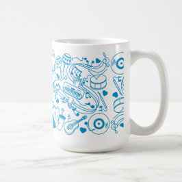 Musik-Hands - ASL-Design Kaffeetasse