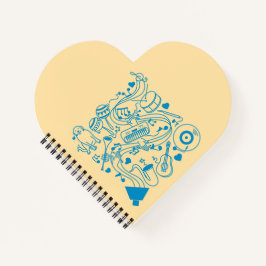 Musik-Hands - ASL-Design Notizbuch