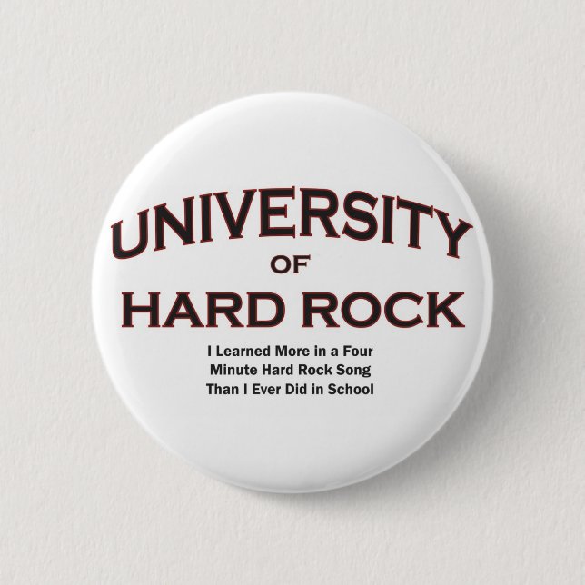 Musik-Hard Rock Button (Vorderseite)