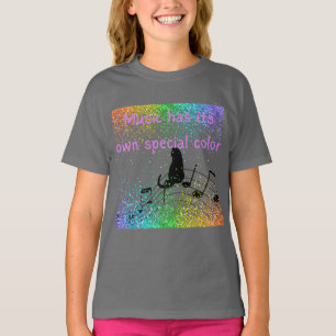 "Musik hat eine eigene Farbe" T - Shirt