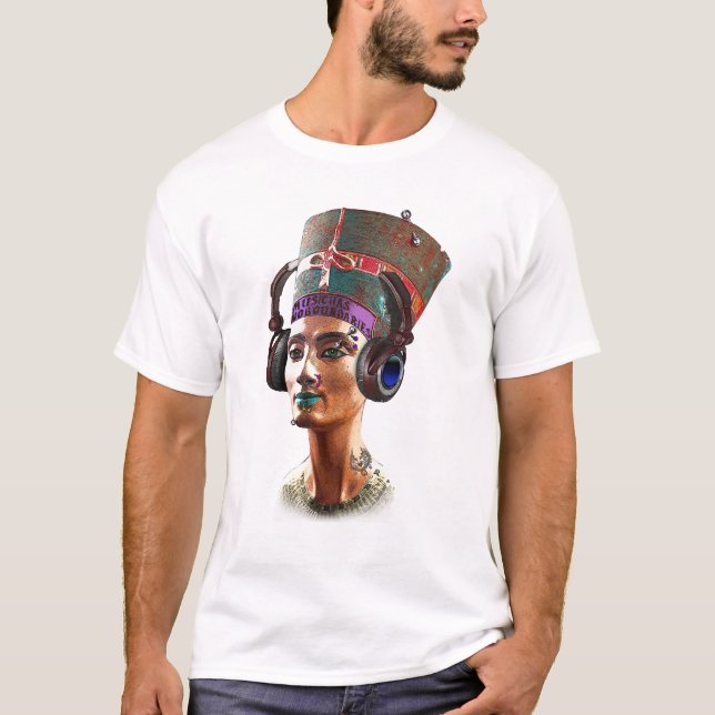 Musik hat keine Grenzen, Nefertiti T-Shirt (Vorderseite)