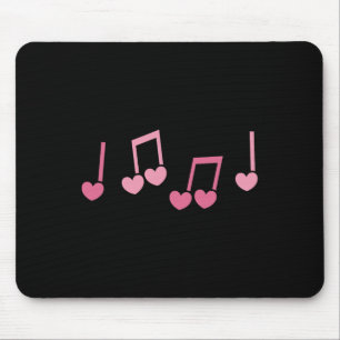 Musik Herz Musik Note Lustiger Musiker Kinder Mädc Mousepad