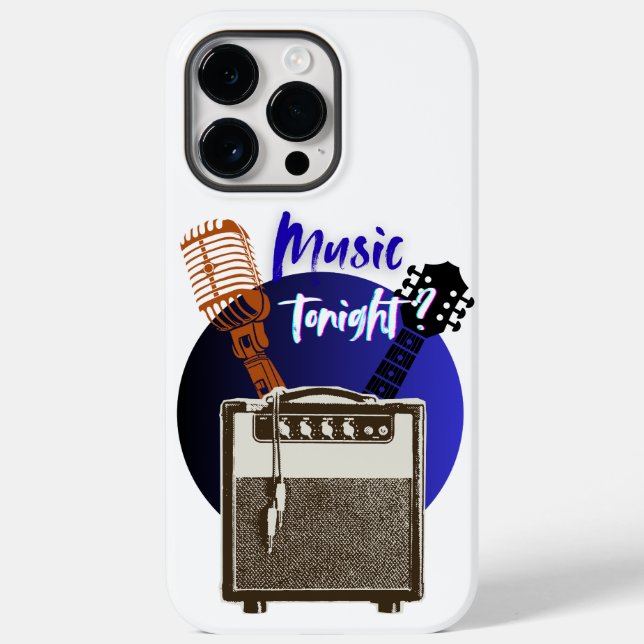 Musik Heute Abend ? Case-Mate iPhone Hülle (Rückseite)