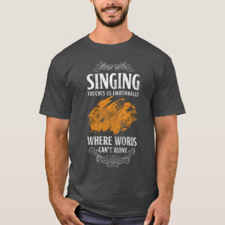 Musik-Hobby-Chor-Gig vintage T-Shirt