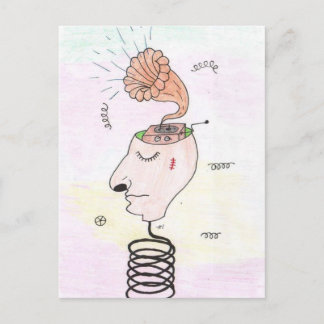 Musik im Kopf Postkarte