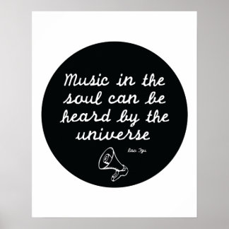 Musik im Soul - Lao Tzu Poster