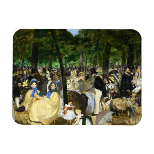 Musik im Tuileries durch Edouard Manet Magnet
