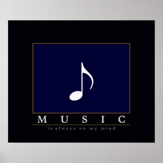 Musik, immer im Kopf Poster (Vorne)