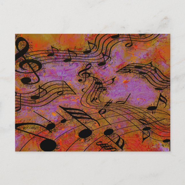 MUSIK IN DER LUFT POSTKARTE (Vorderseite)