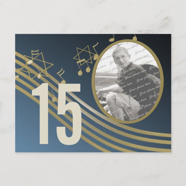 Musik in der Tischnummer des Fotos (Vorderseite)