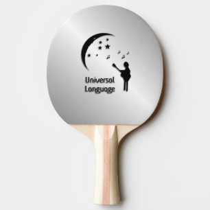 Musik in der Universellen Sprache Tischtennis Schläger