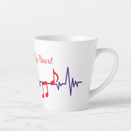 Musik in meinem Herzen Milchtasse