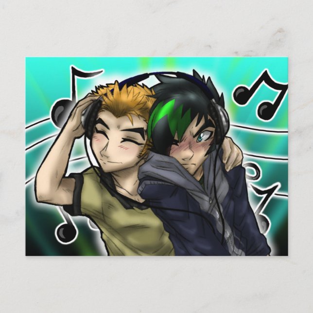 Musik in meinem Leben Postkarte (Vorderseite)