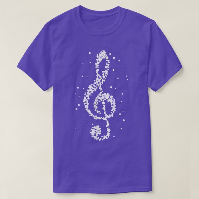 Musik in Schwarz-Weiß Musikerlehrer Musik T T-Shirt (Design vorne)